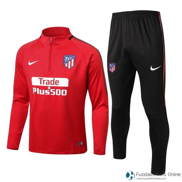 Atletico Madrid Trainingsanzug 2017-18 Rote Fussballtrikots Günstig